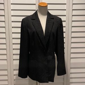 Blacker by Stanley Blacker Long with shoulder Pads Blazer